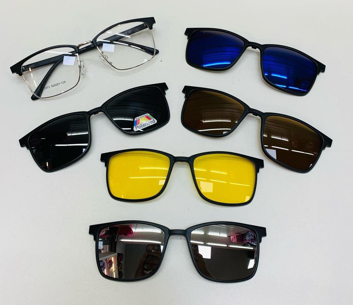Lentes Clip On 6 En 1 Unisex